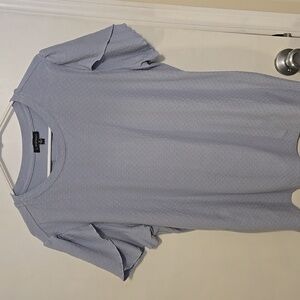 L. Hansen Light Blue Top With Tulip Sleeves